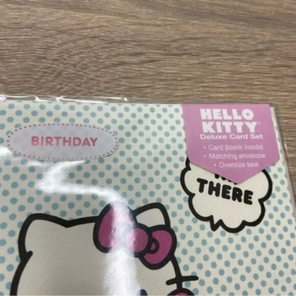 Hello Kitty Birthday Card Deluxe Card Set NEW
